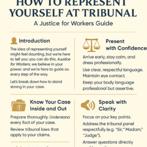 How to Represent Yourself at Tribunal