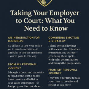 Taking Your Employer to Court: What You Need to Know