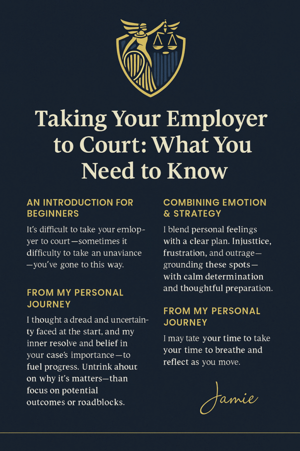Taking Your Employer to Court: What You Need to Know